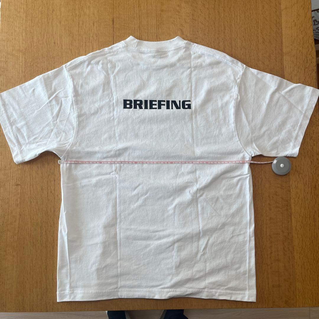 BRIEFING ホワイト・水色　Tシャツ