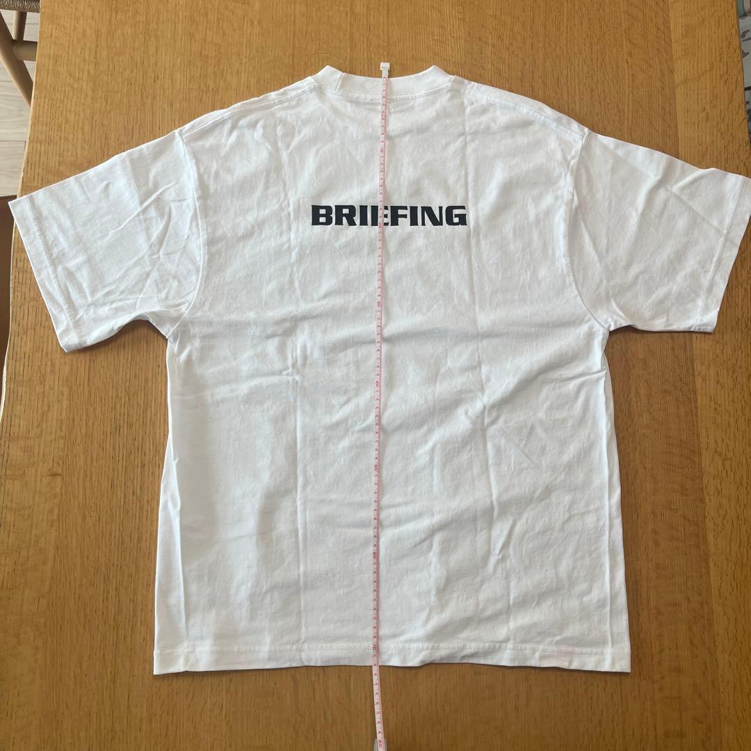 BRIEFING ホワイト・水色　Tシャツ
