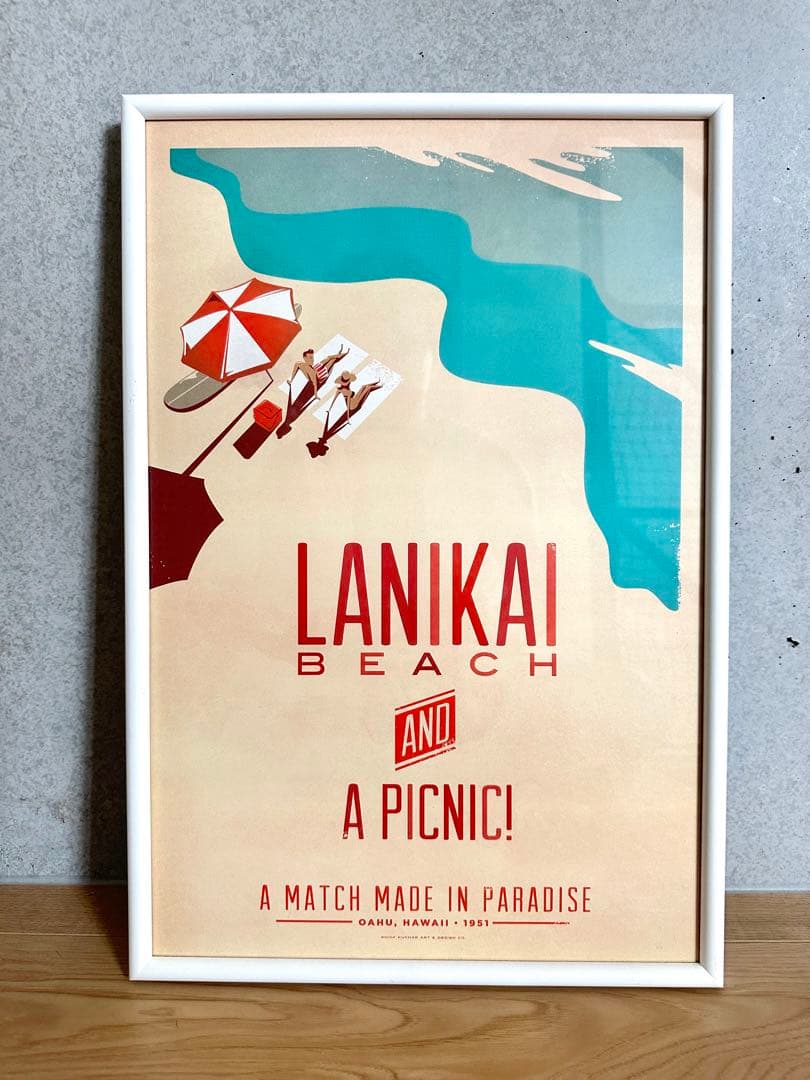 ハワイ画家Nick Kucharニック カッチャーアート額付き6点セット