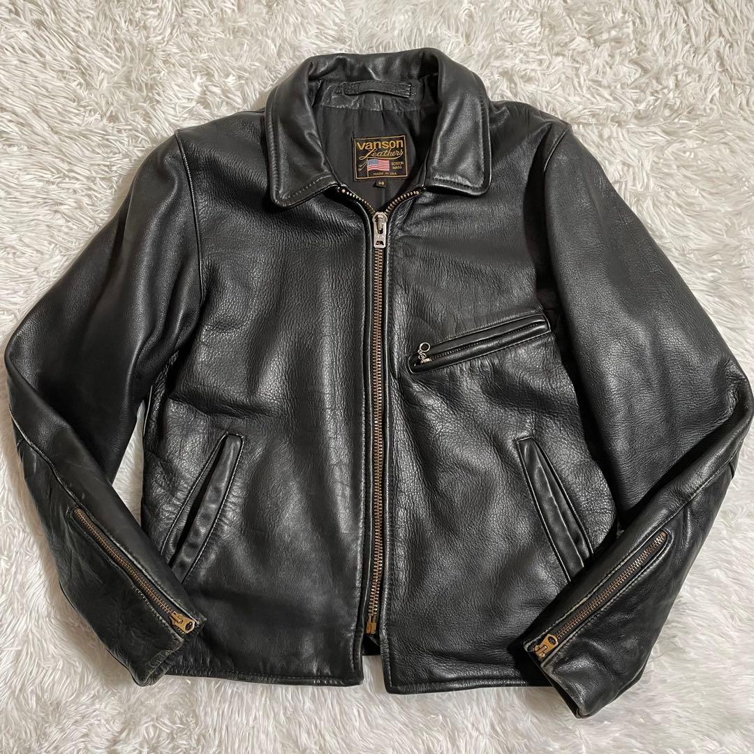 90s オールドバンソン ライダースジャケット エンフィールド