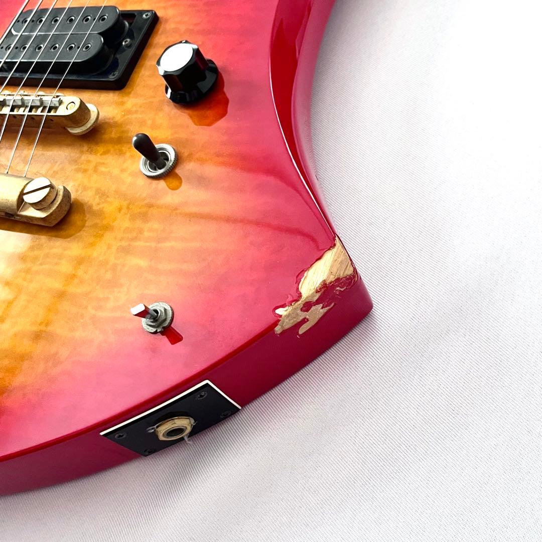 【送料込み】Burny mg-85x hideモデルギター