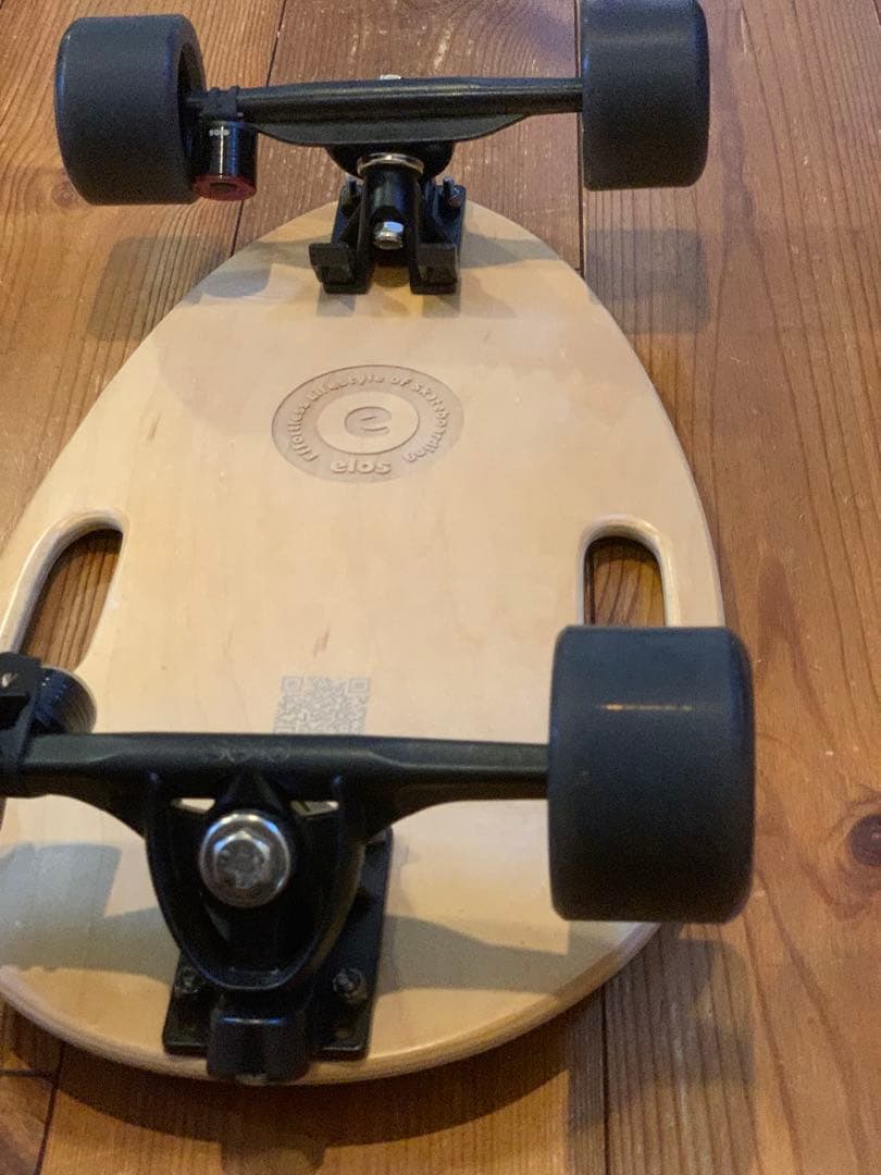 美品 elos スケートボード/LEDライト付き/袋付き