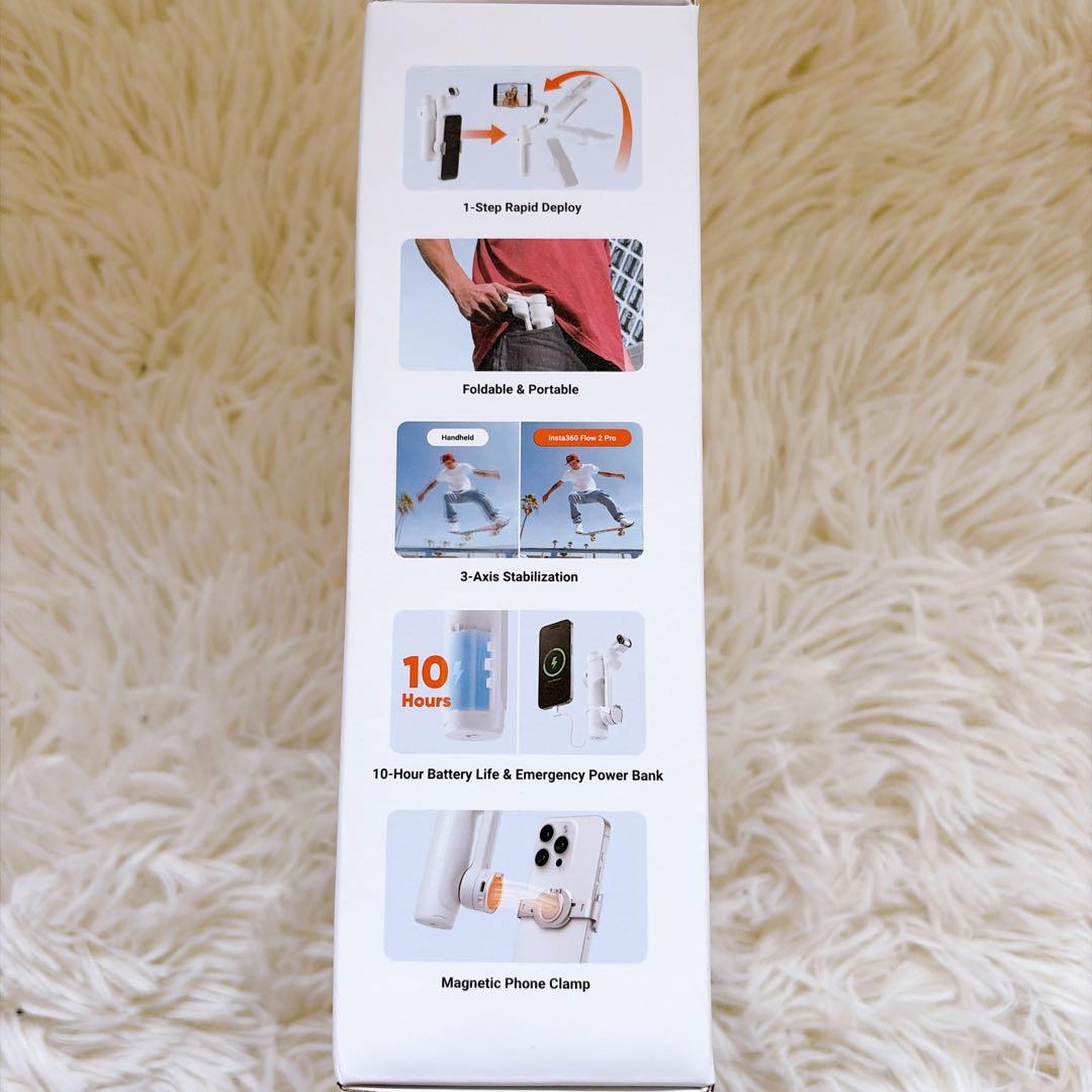 insta 360 flow 2 pro スマホ ジンバル サミットホワイト