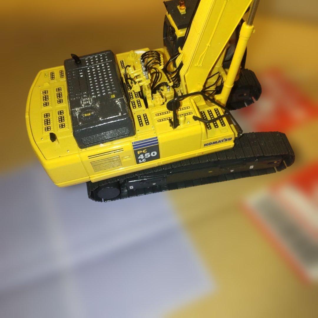 コマツ建機PC450 LCD ツーピースブーム仕様機重機　1/50