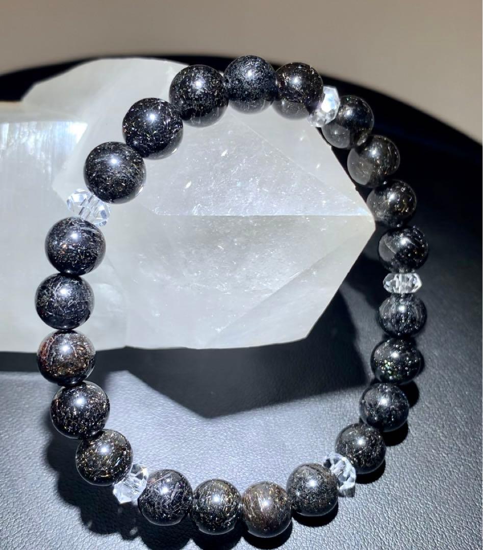 ★翠雨さま★【激レア】ブラックルチルクォーツ(プラチナルチルクォーツ)