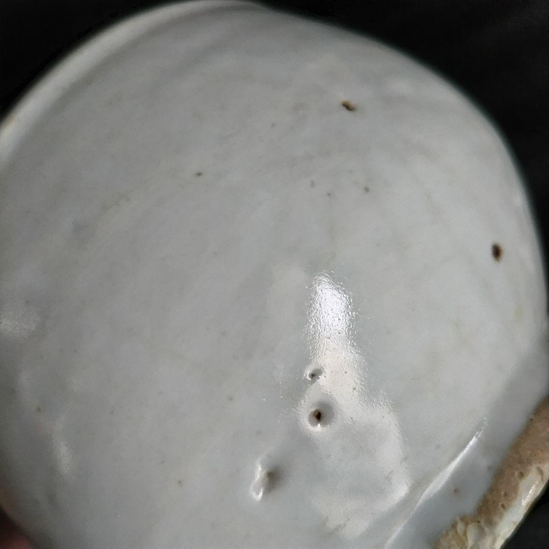 李朝白磁茶碗 李朝分院