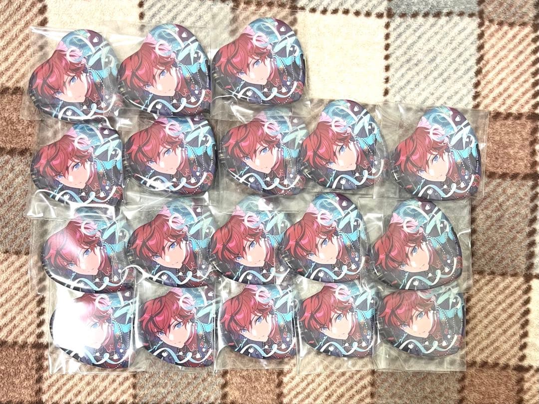 あんスタ ホワイトデーハート缶バッジ 天城一彩 18個