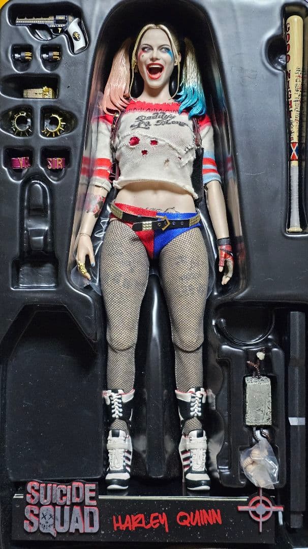ハーレイ・クイン 1/6スケール ホットトイズ スーサイド・スクワッド 欠品あり