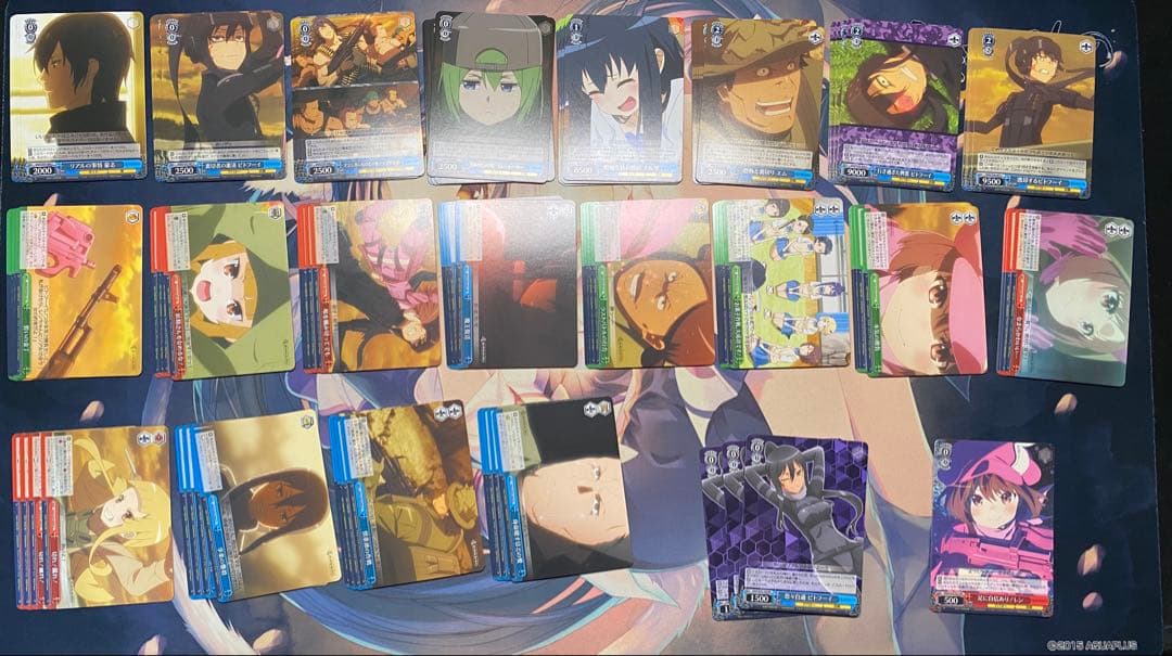 ヴァイスシュヴァルツ SAO ガンゲイルオンラインRR以下各4コン＋TD＋PR