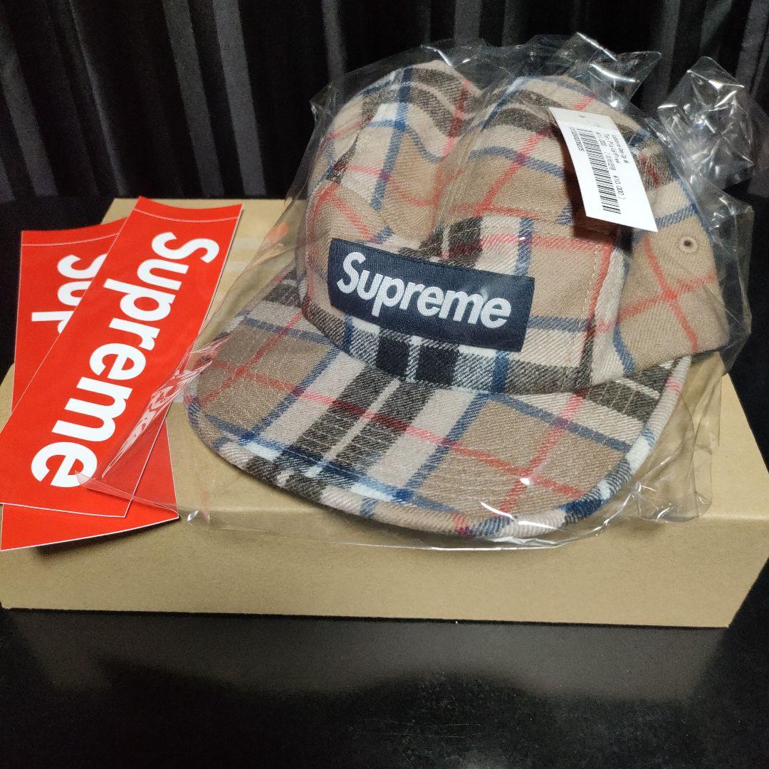 帽子 Supreme Lochcarron Camp cap Tan Plaid