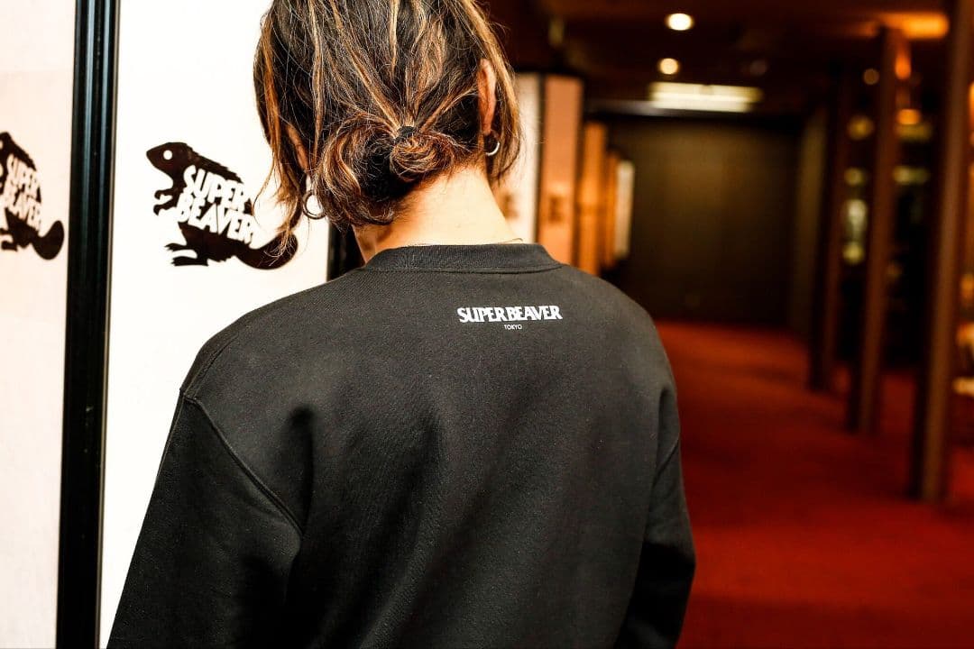 SUPER BEAVER Newlogoトレーナー 黒XL