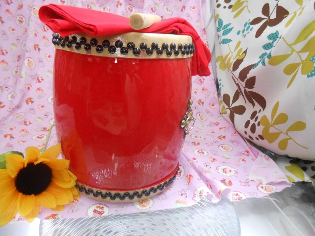 (送料無料)13.500円　N小太鼓24cm 子供用小太鼓撥サージ付き