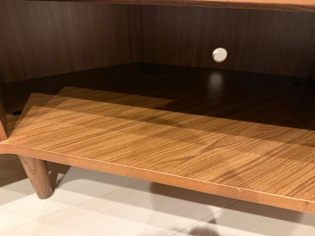 【廃盤品】unico/ウニコ コーナーAVボード テレビボード HOLM/ホルム