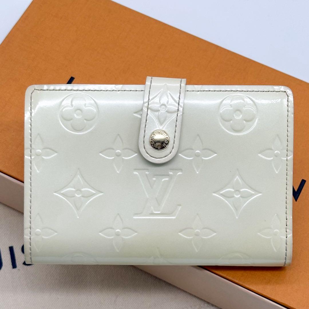 美品 ルイヴィトン ポルトフォイユ ヴィエノワ ヴェルニ がま口 モノグラム