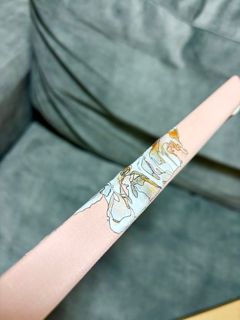 奥田雄太　yuta okuda 絵画　ピンク原画　キャンバス　現代アート　②