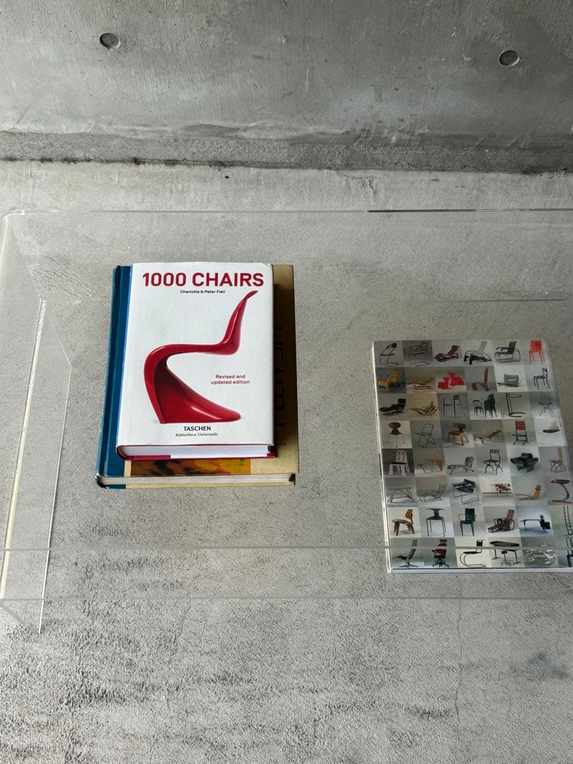 アクリルローテーブル　ミッドセンチュリー　スペースエイジ