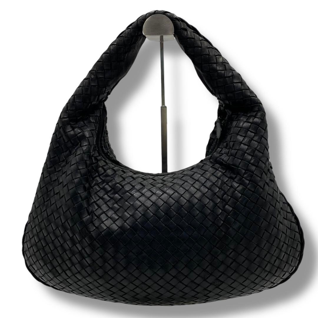 希少 ボッテガヴェネタ ホーボー イントレチャート レザー バッグ ビンテージ