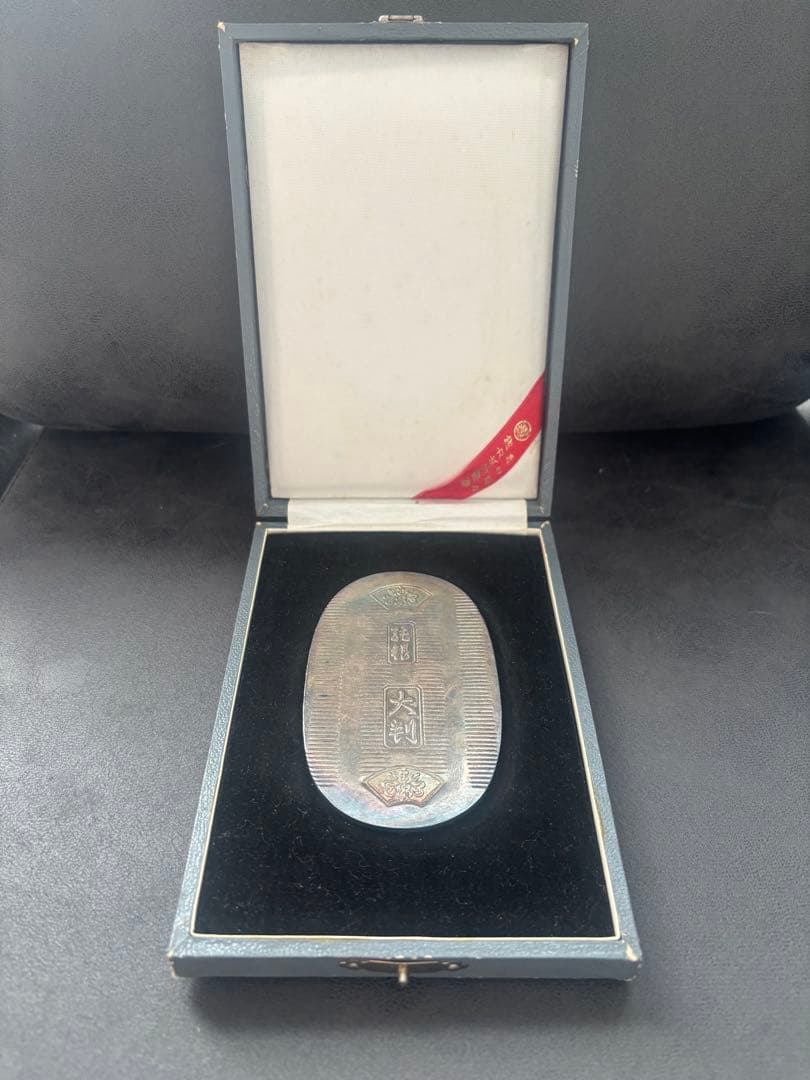 希少価値 徳力謹製純銀 大判 100g ケース付き