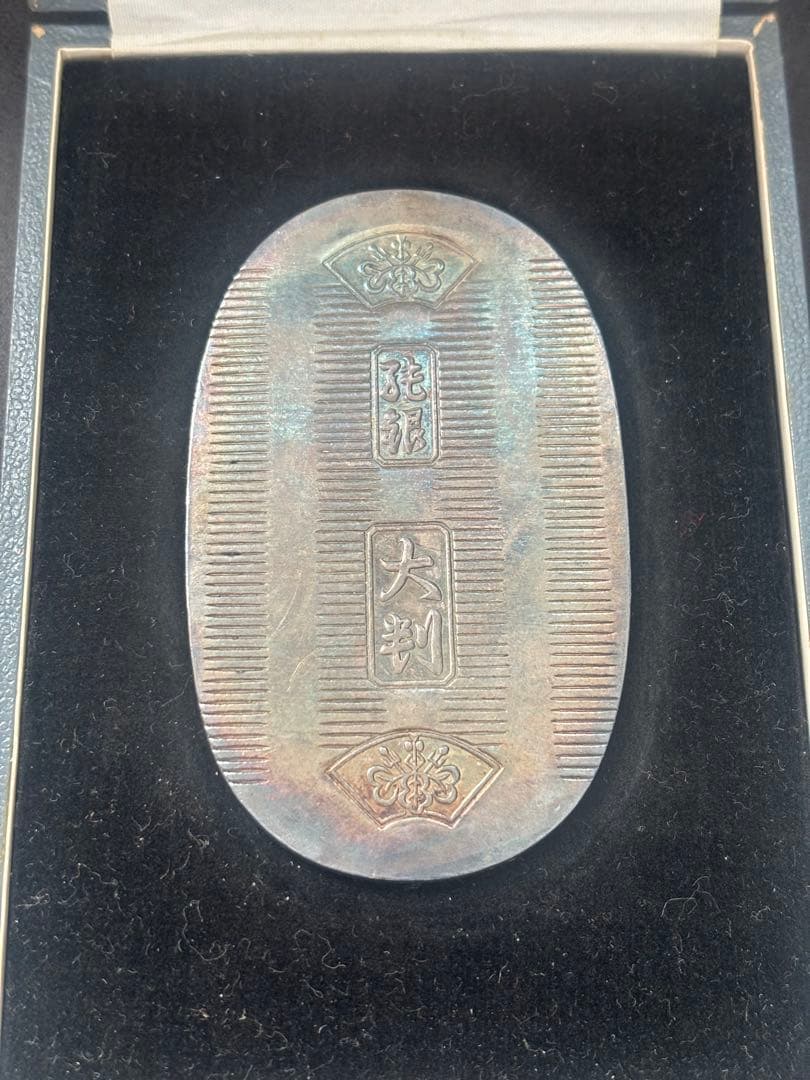 希少価値 徳力謹製純銀 大判 100g ケース付き