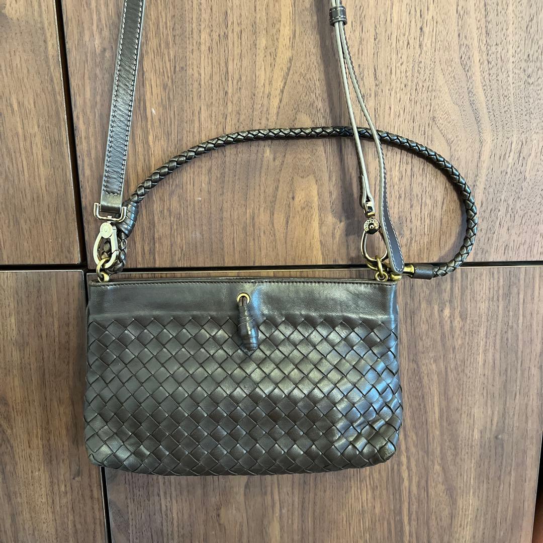 ブラウンTwo way ボッテガべネタ イントレチャートBaby Bag