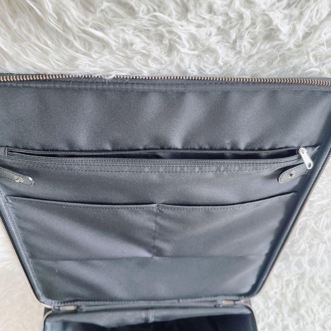 希少✨【バーバリーブラックレーベル】キャリーケース ブラック チェック 鍵付き