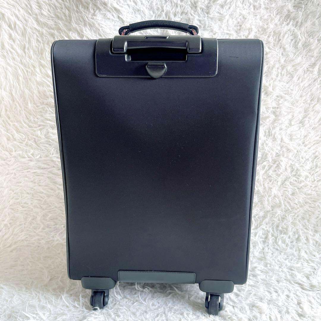 希少✨【バーバリーブラックレーベル】キャリーケース ブラック チェック 鍵付き
