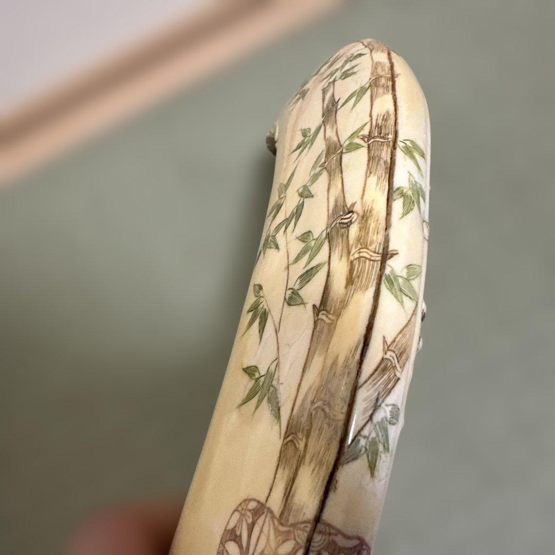 骨董 天然材質 コレクション 彫刻 浮世絵彫刻 飾り物 古美術 置物 細密細工