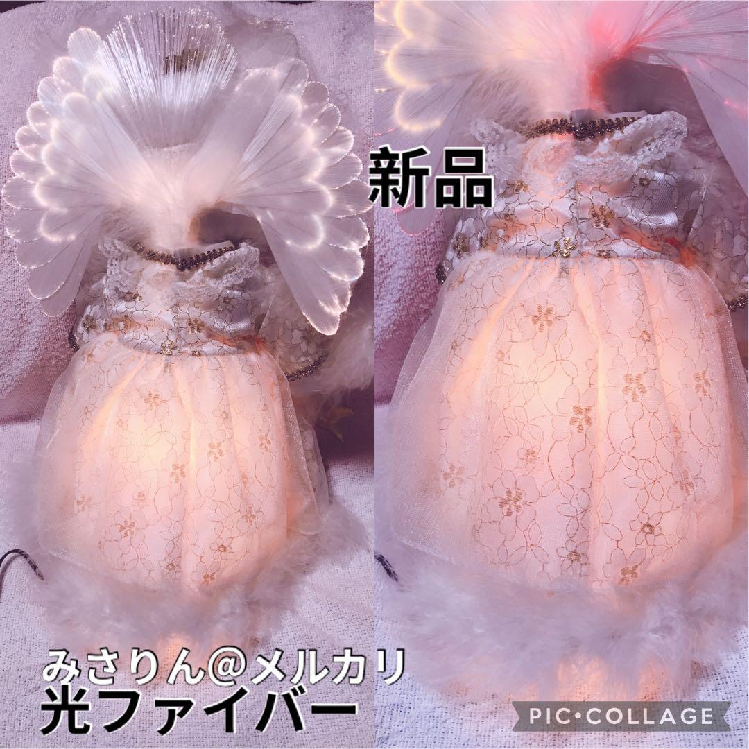 新品 ハローキティ エンジェルキティ ぬいぐるみ 大きい 光ライト ウェディング