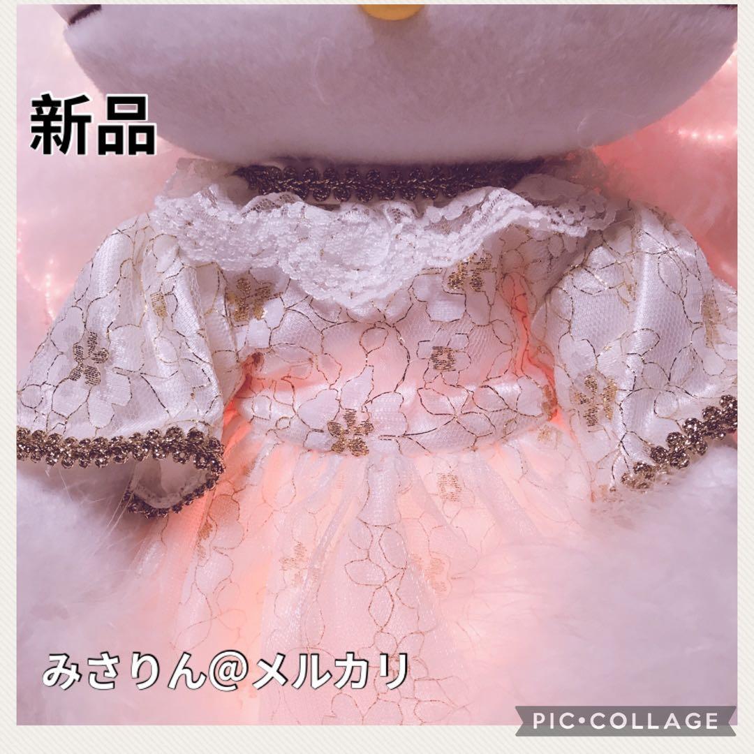 新品 ハローキティ エンジェルキティ ぬいぐるみ 大きい 光ライト ウェディング