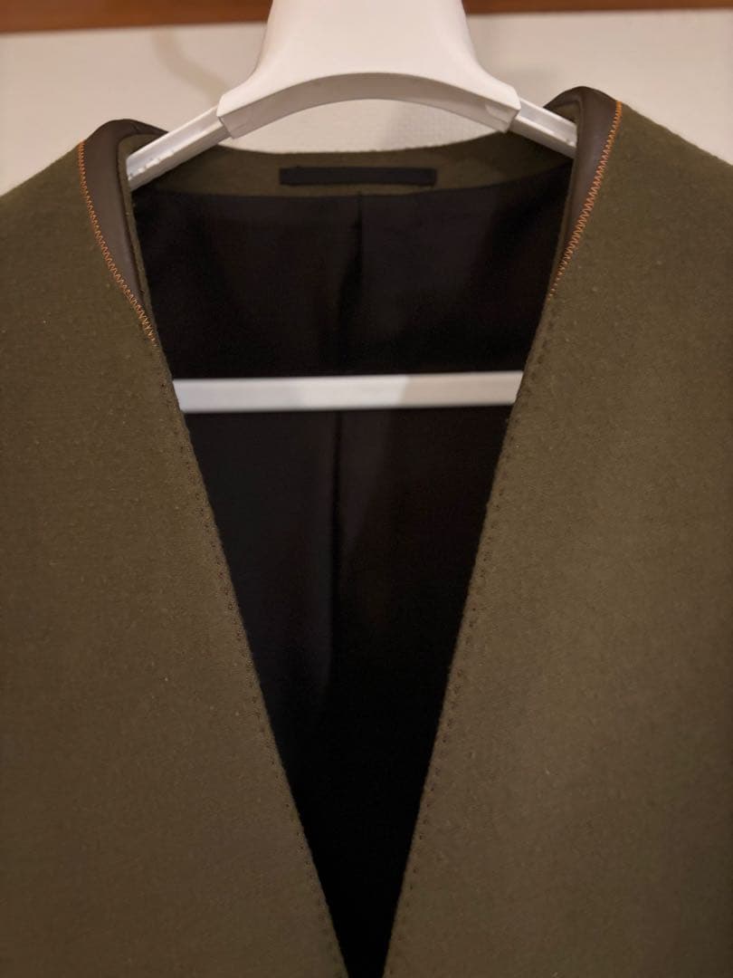 UNITED TOKYO Super180 メルトンノーカラーコート