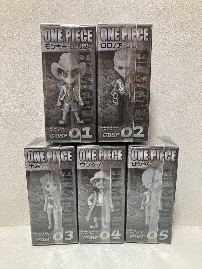 ワンピース フィルムゴールド コレクタブルフィギュア 5体セット 500体限定