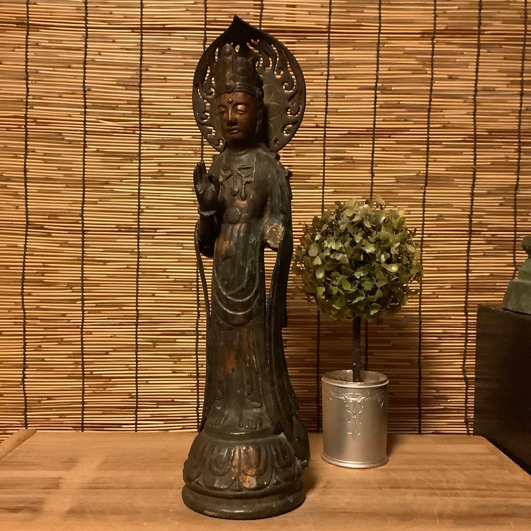 朝鮮・身代観音「難避け観世音菩薩」高句麗・百済・新羅・左腕残欠・寺院・古銅