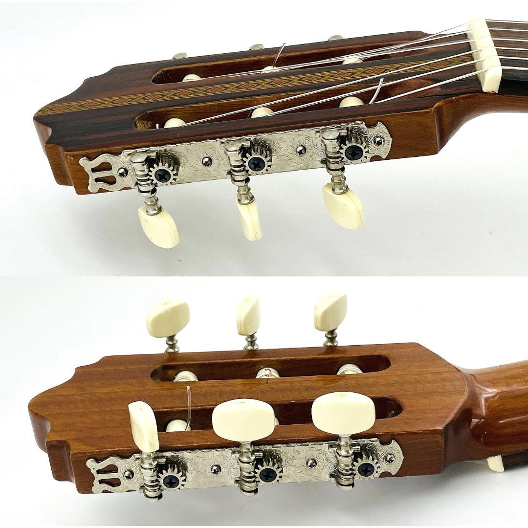 美品 杢目 当時物 ZEN-ON No.100 全音 ガットギター【整備品】