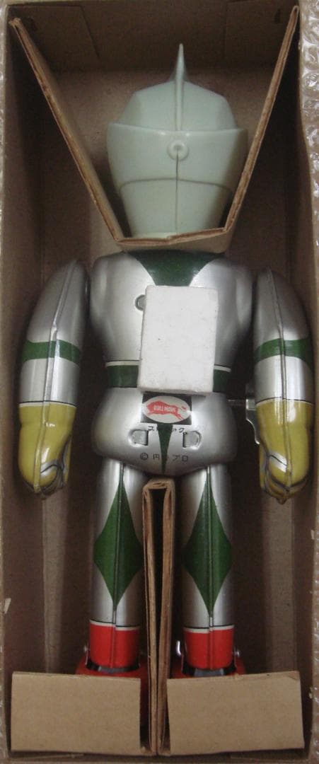 ミラーマン仮面つき　ブリキ希少品 正規品 ブルマァク　箱付き！