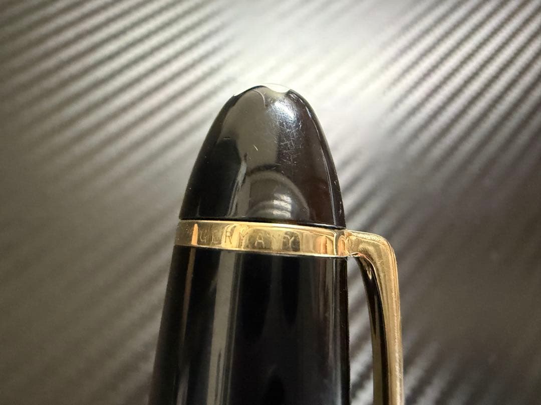 極美品 モンブラン マイスターシュテュック 146 中白 EF 極細字 万年筆