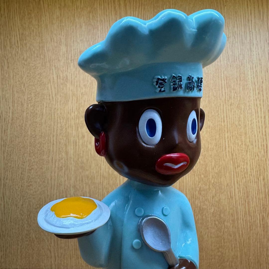 【オリエンタル坊や 中】首振り人形 カラーver.ライトブルー 箱付き