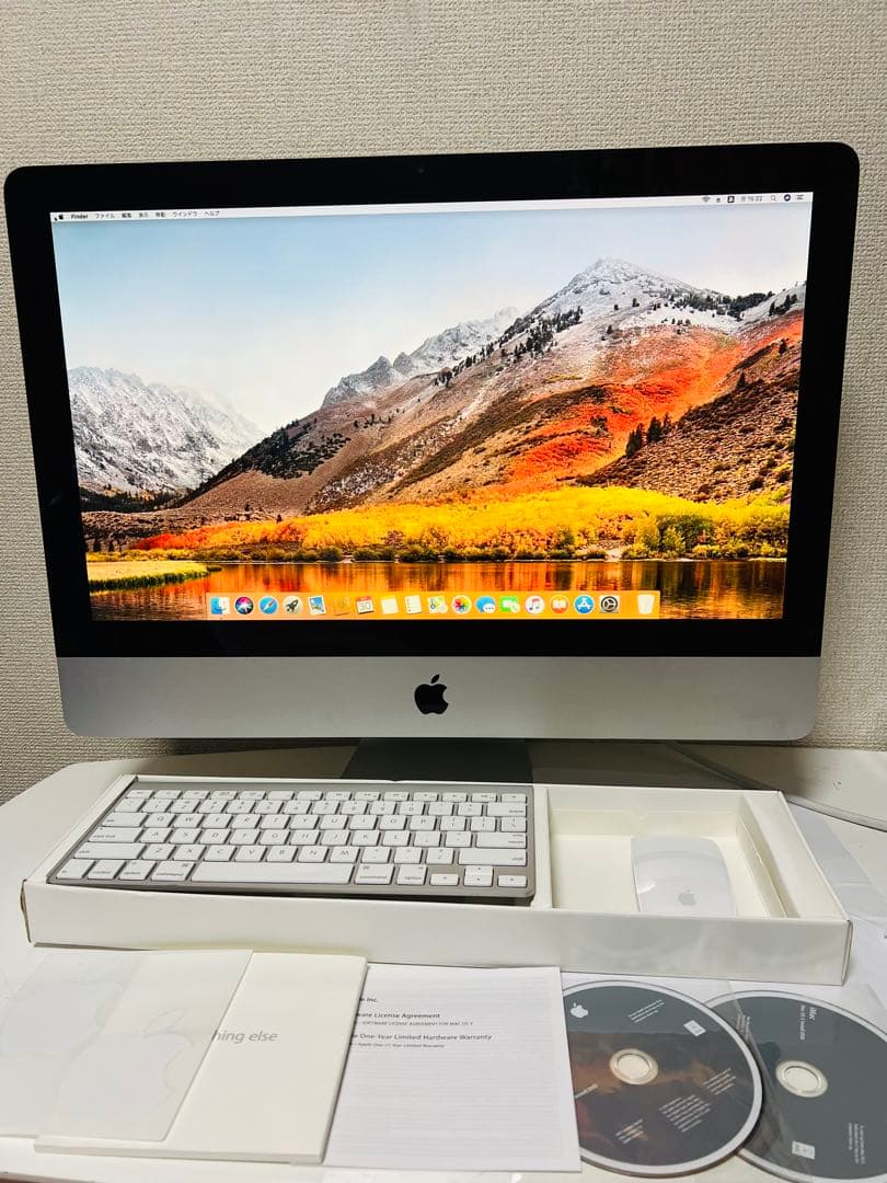 0*1様 iMac 21.5inch、キーボード、マウスのセット
