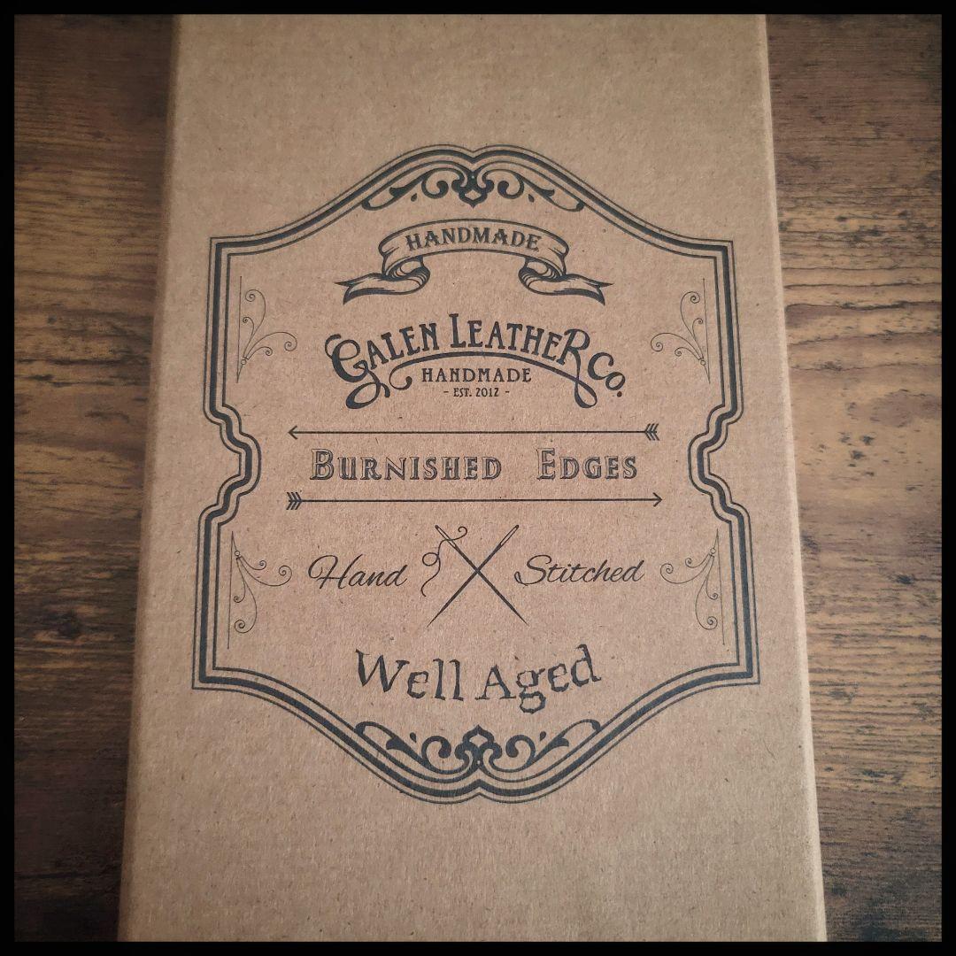 ガレンレザー　クレイジーホースフォレストグリーン　4本差しインサート付ペンポーチ