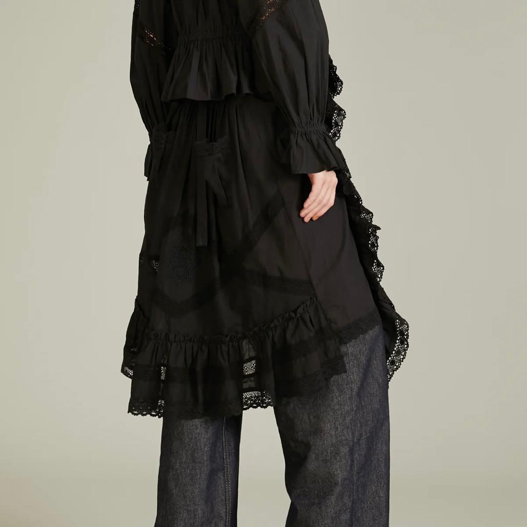 スカート crinklecrinklecrinkle rebuild apronskirt