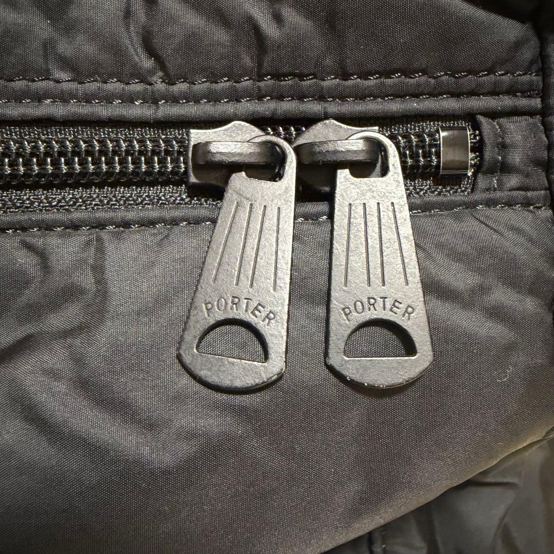 PORTER ボストンバッグ　2way 大容量　収納ポーチ付　黒