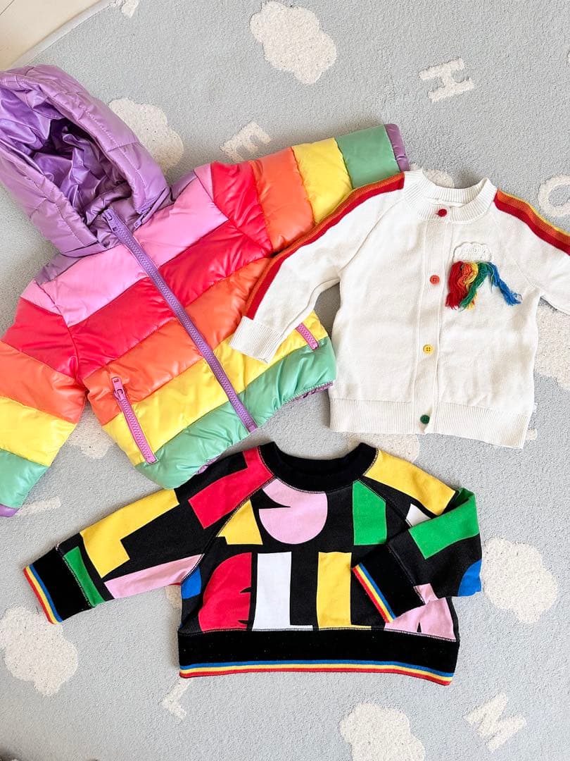 Stella McCartney Kids◆キッズコーデ3点セットアウター付き