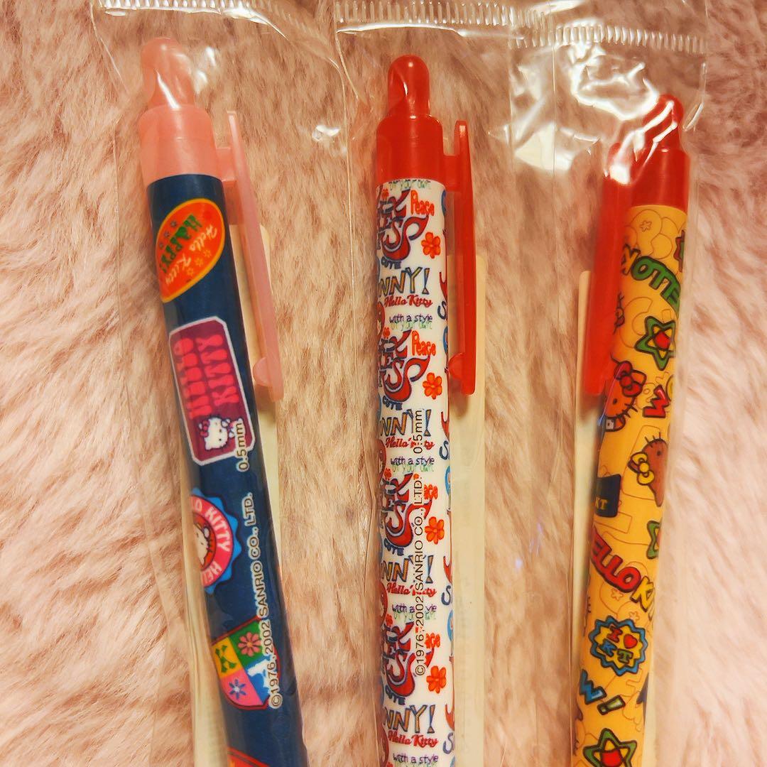 希少レア　ハローキティ　ペンセット　2002 平成レトロ　サンリオ