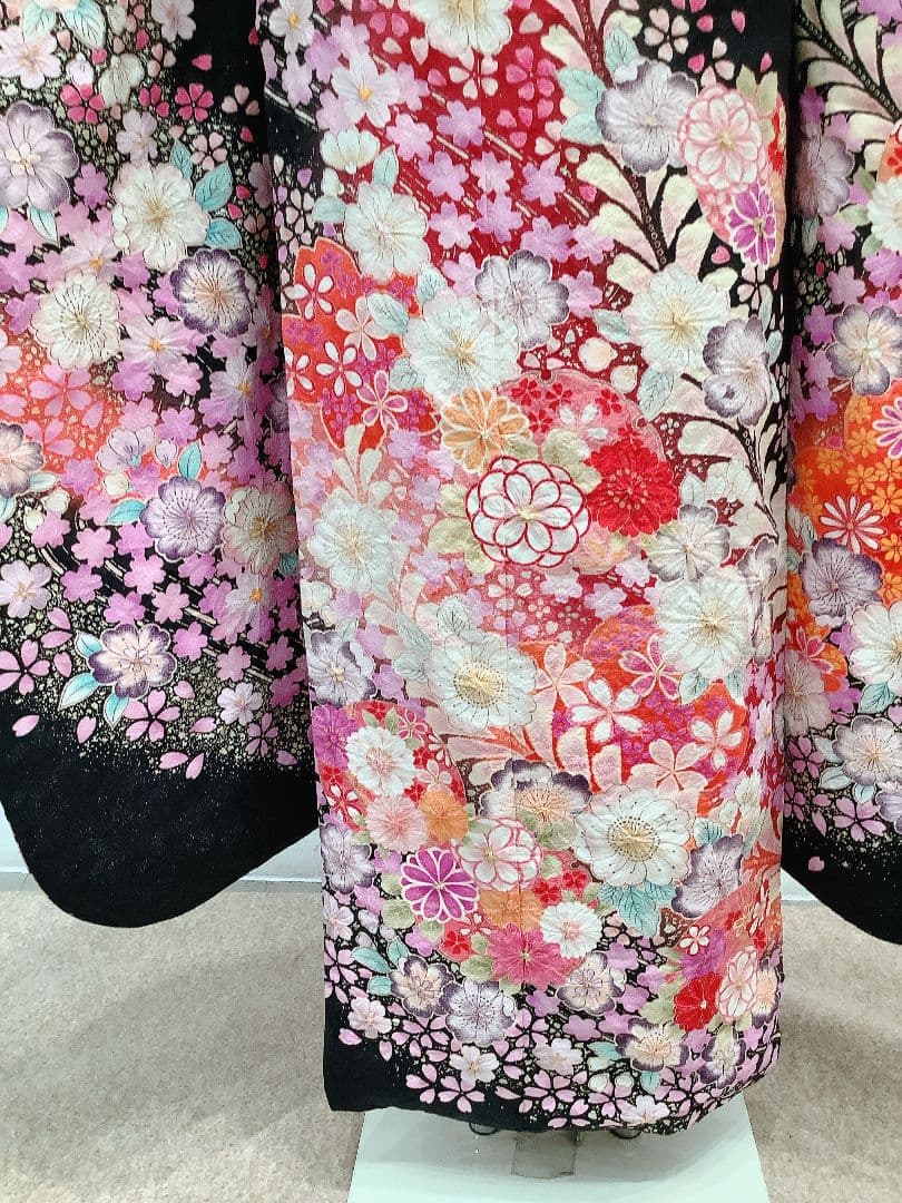 振袖フルセット　豪華な辻ケ花　辻ヶ花
