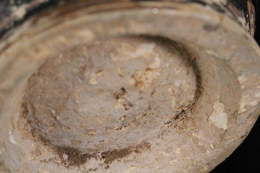 中国美術 三文字 四耳 瓶 高29cm 磁州窯 旧家蔵出