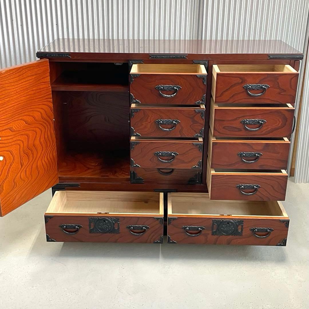 【希少・高級和家具】からくり箪笥　和タンス　和モダン収納　美品