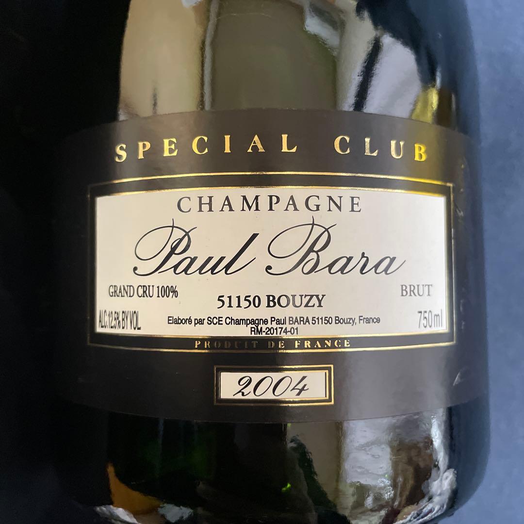 Paul Bara Special Club 2004 シャンパン 750ml
