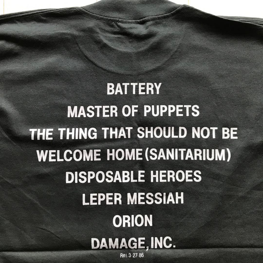 デッドストック ©︎1987 メタリカ llica ビンテージ Tシャツ