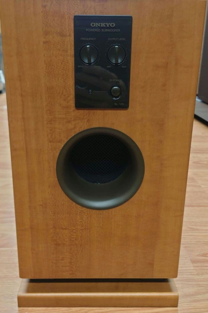 ★☆ONKYO SL-105 アンプ内蔵サブウーファー