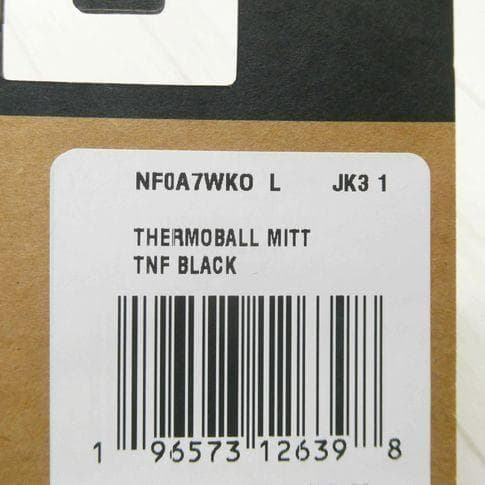 ザ ノースフェイス サーモボール ミット ミトン 手袋 グローブ L ブラック
