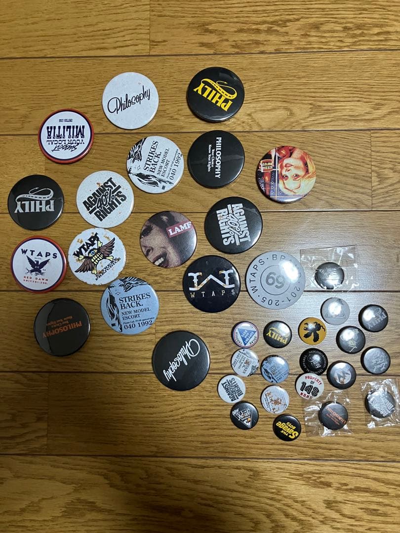 WTAPS PHILOSOPHY FPAR 缶バッジセット　TET